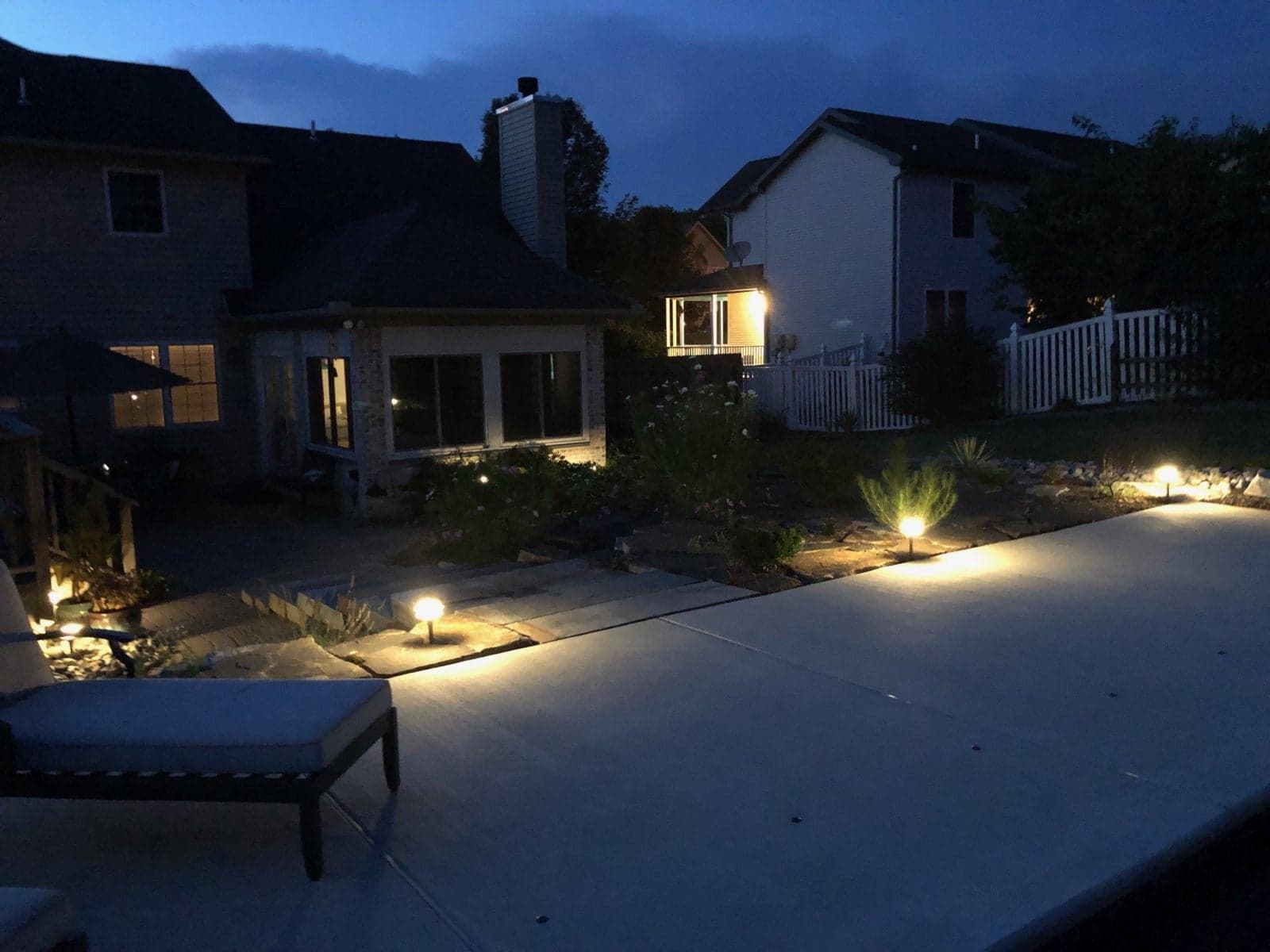 backyard lighting