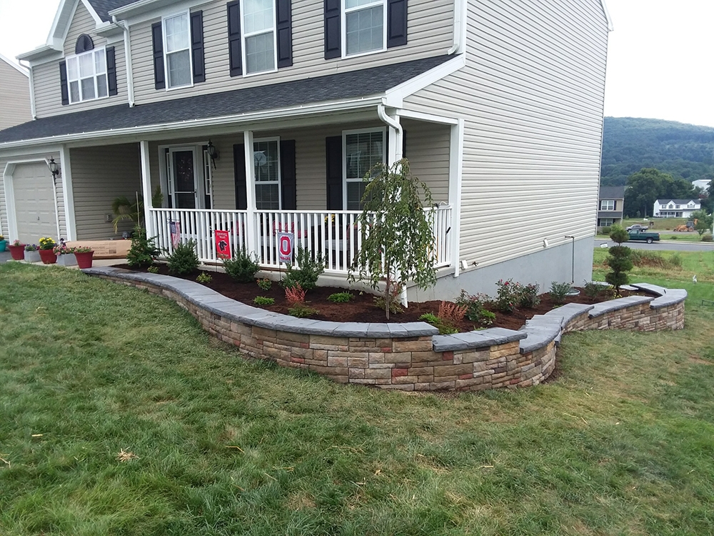 retaining wall - fleetwood pa