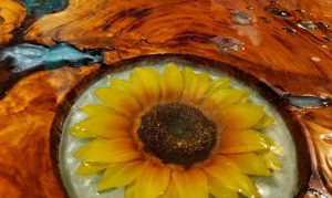 sunflower table - swerl designs