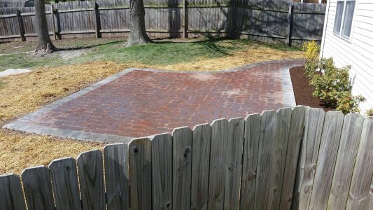 EP Henry Olde Town Cobble Paver Patio