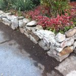 Natural Stack Stone Retaining Wall