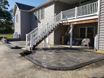 new stone patio