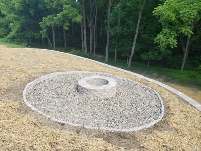 Built in Firepit - Hamburg PA