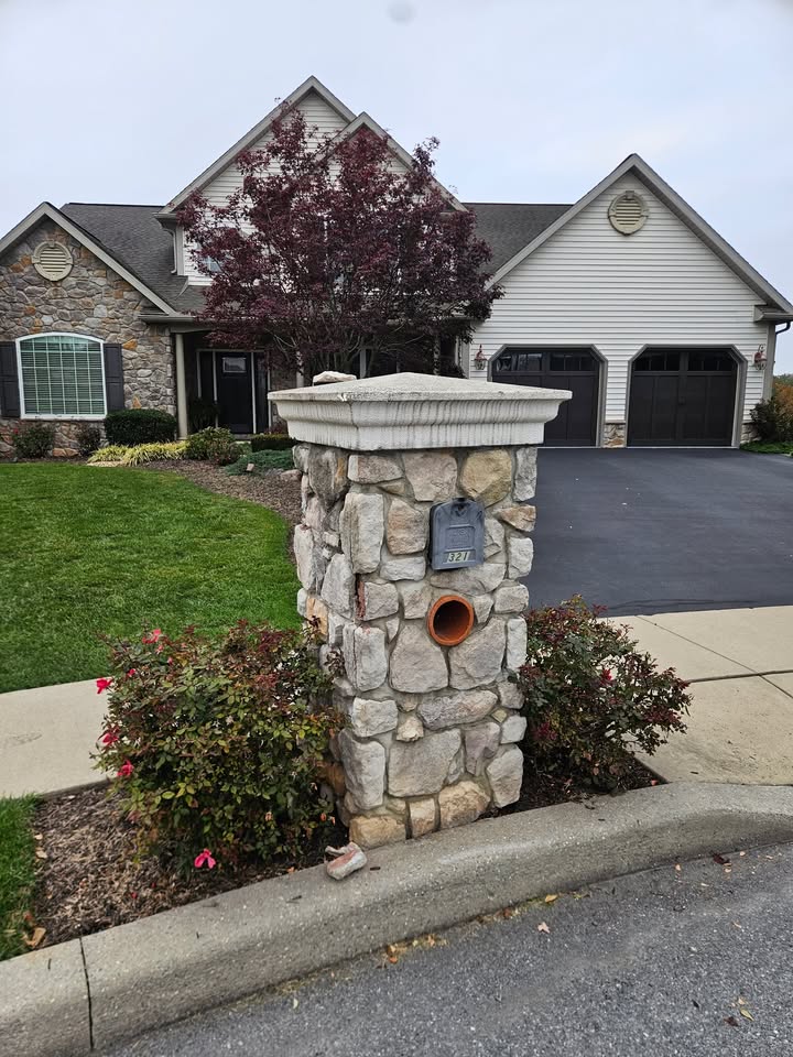 Mailbox face lift! Before and after